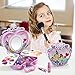 Ragazze Trucco Set, Sicurezza Lavabile Cosmetic Finta Play Bellezza Giocattoli, Corredo Cosmetico Portatile per Ragazze Adolescenti Bambini Principiante Kid