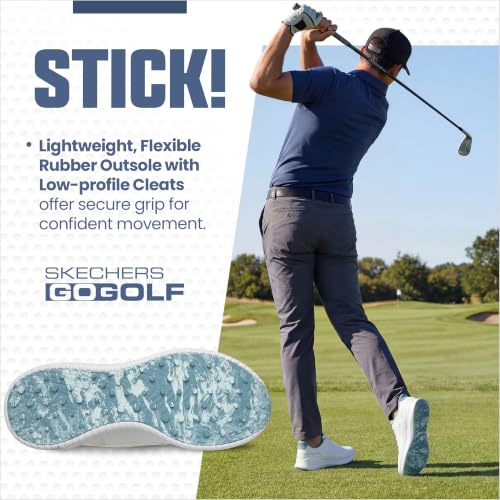 Image of Skechers Golf Men's Flite Spikeless Golf Shoes