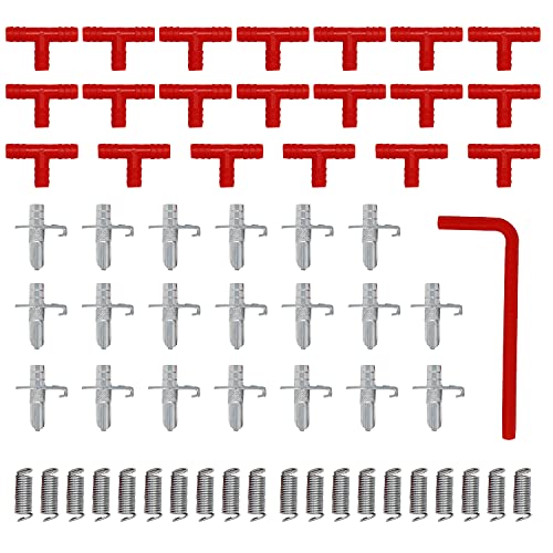 brogtrol Rabbit Water Feeder Guinea Pig Ferret Rat Mouse Drinker Feeder 20Pack Red