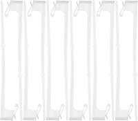 Vista 1 de Yardwe Soporte para poste de bandera de ventana de automóvil, 12 unidades, plástico de 17.3 in, estructura de clip de fácil instalación