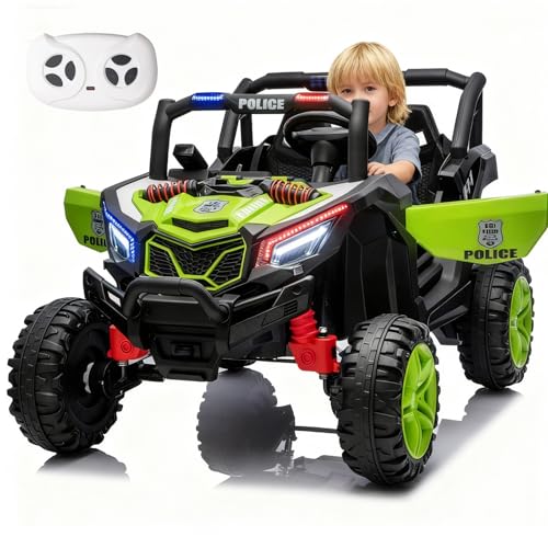 POSTACK 24V Kids Ride on Car with Parent Remote Control,