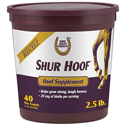 Horse Health Shur Hoof Hoof Supplement for Horses, Helps Grow ...