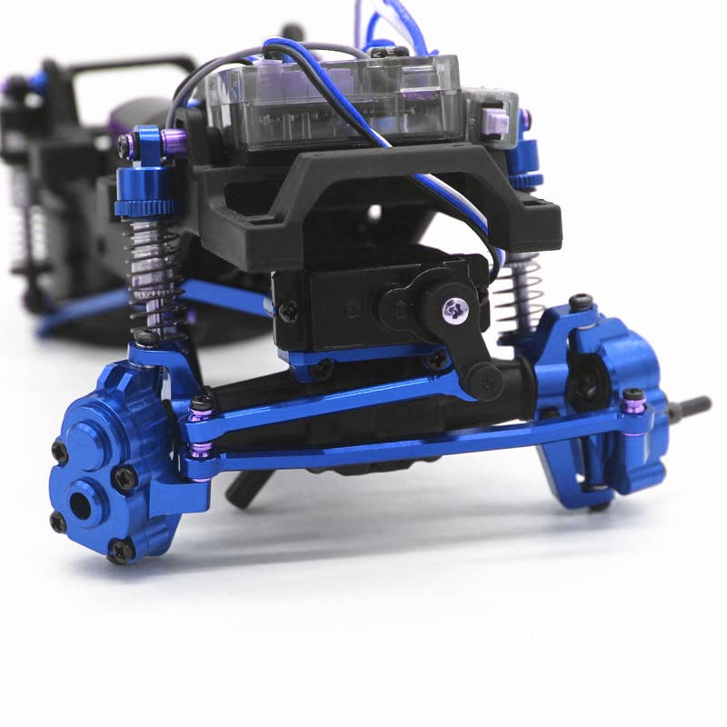 Engrenages Metal Boîte De Vitesses Métal Rouge Pour FMS FCX24 1/24