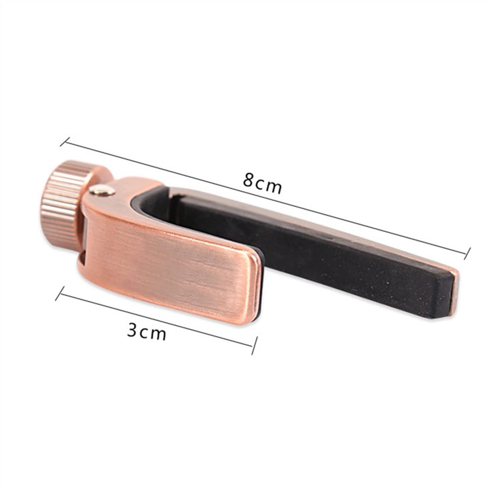 TSTS TST Change Tune Clamp Key Trigger Capo Clip Cool Folk Chitarra Elettrica Acustica Bassi Capotasto Strumento Sostituzione Riparazione Chitarra (Color : Silver)