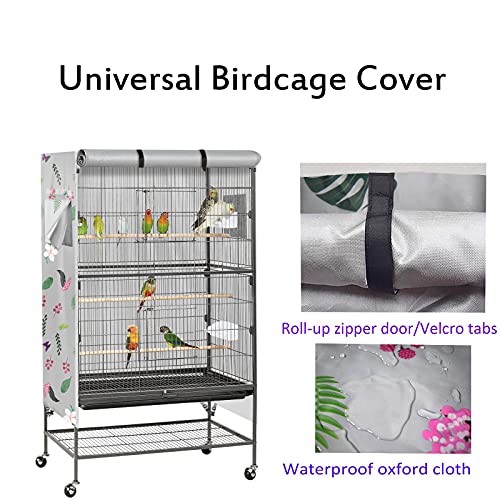 Image of Night Cover for Parrot and Bird Cages - Good Night Blackout, Breathable, Washable with Colorful Pattern - 20 inchW x 20 inchD x 30 inchH