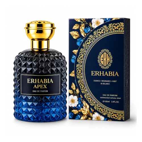 Image of ERHABIA Apex Eau De Parfum for Men & Women, Long Lasting Luxury Fragrance, Strong & Refreshing Scent for Daily Wear, Parties, Date Nights & Gifting, 100ml