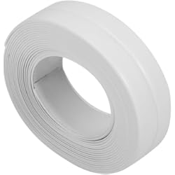 Revestimientos Baños Sin Juntas Tira de Sellado Autoadhesiva, Haofy Cinta Calafateo de Bañera Adhesivas, Cinta de Sellado Impermeable y Resistente al Moho, para Baño, Fregadero de Cocina, Inodoro, Bañera, Esquina de Pared