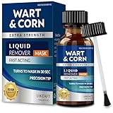 uikeaft Fast-Acting Wart Corn Remover: Salicylic Acid Treatment for Feet Toe - Maximum Strength Liquid for Plantar Wart Corn Removal Men and Women