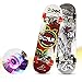 BYOUQ Skateboard Completo 31.5 Pollici Mini Cruiser Skates Skateboards Cruiser Legno di Acero Canadese A 7 Strati Beginners Skateboard Ruota Flash PU,per Bambini Giovani Adulti