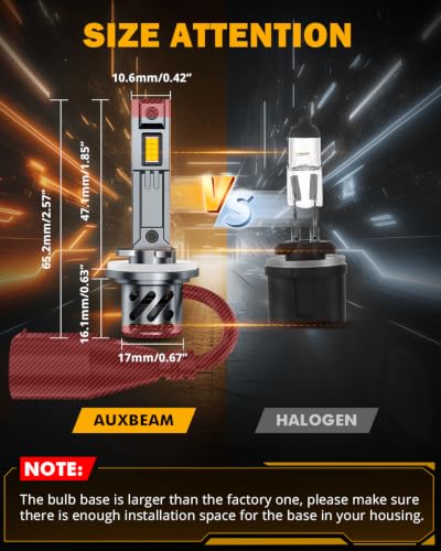 Image of Auxbeam 880 881 Fog Lights Golden Yellow Powersport Lights Offroad 16000LM