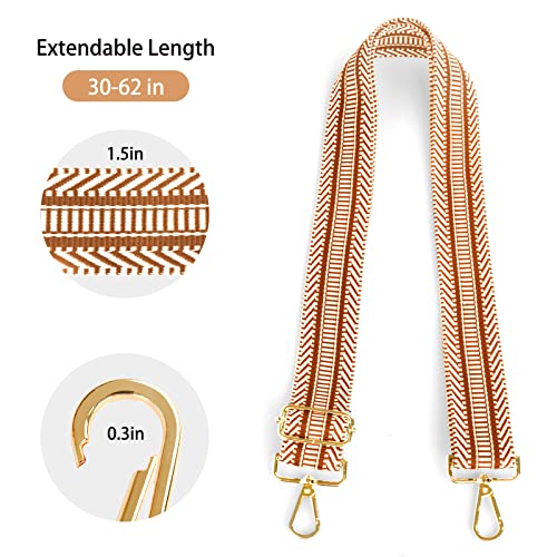 Image of Purse Straps Replacement Crossbody Straps for Purses,Wide Shoulder Strap for Bags Extender Guitar Straps for Handbags