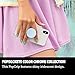 ​​​​PopSockets Phone Grip with Expanding Kickstand, Adhesive Grip - Color Chrome Mermaid White