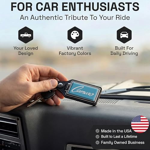 Image of Brotherhood Car Key Chain for Camaro - Classic Models Keychain for Men and Women Gift Key Ring - -