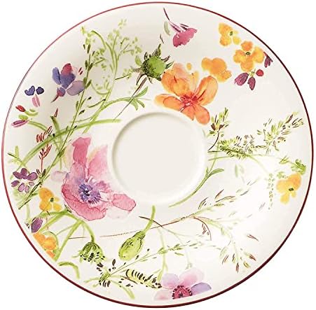 Villeroy & Boch Mariefleur Basic Breakfast Plate, 21 cm, Premium Porcelain, White/Multicoloured