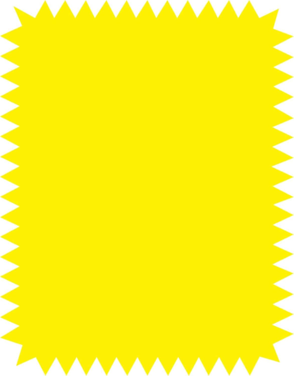 BAZIC Products Poster Board Neon Color Pre-Cut Shape, 13.5" X 10.75" Arrow Balloon Cloud Spark Shape, Arts School Supplies Crafts Project (5/Pack), 48-Packs