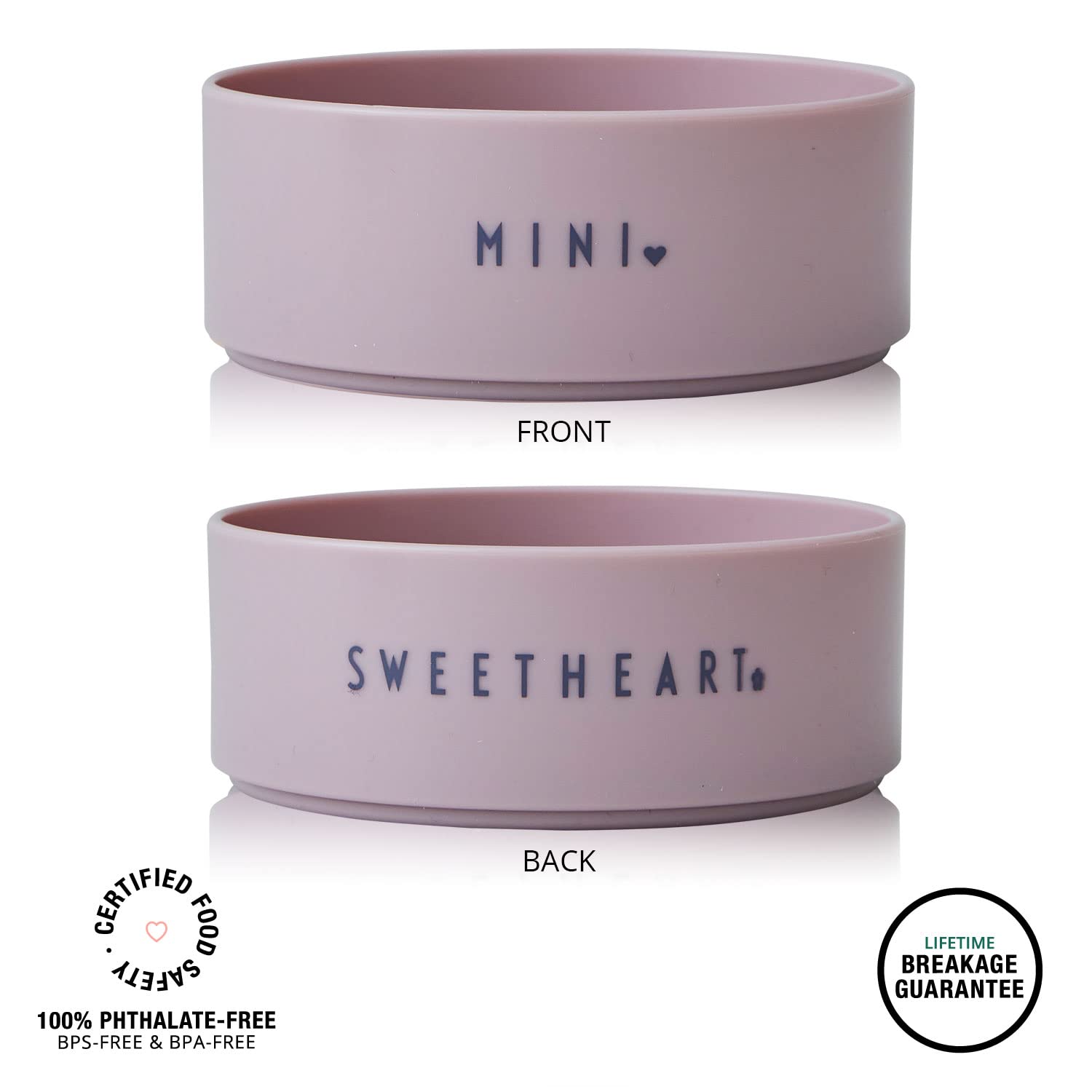 Bol Enfant Design Letters 300ml - Tritan Sans BPA Anti-Chute | Bol Petit Déjeuner Coloré