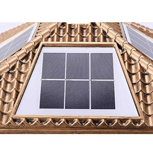 Lampe murale de villa solaire haut de gamme pour piliers et colonnes de prestige - 6