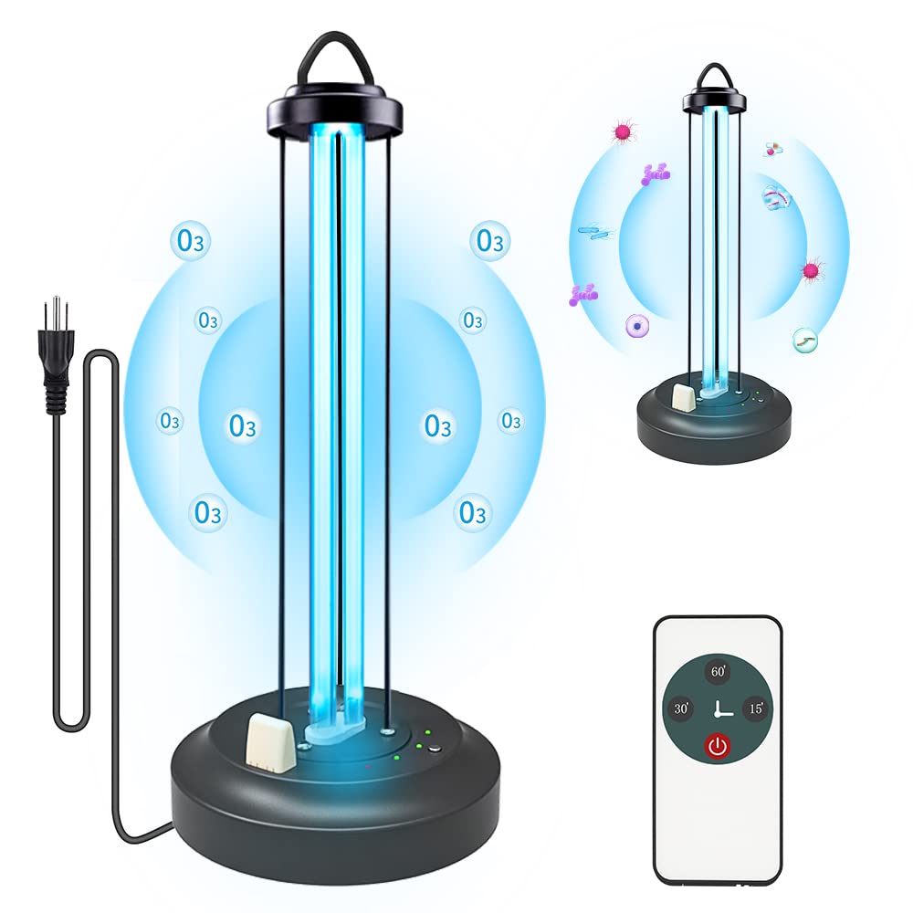 Sunshiney Quartz Lamp Ozone 38W 110V with Sensor & Three-Step Timing Remote Control