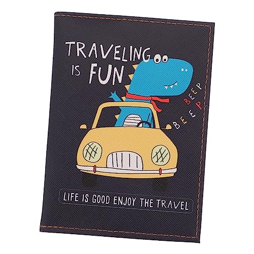 FRCOLOR Funda Pasaporte Mr Wonderful Funda para Pasaporte Viaje Organizador De Tarjetas PU Robusto
