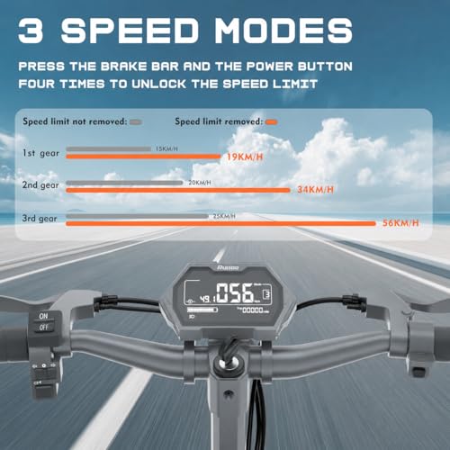 Image of M5 Pro Electric Scooter with Seat & Storage Box, 1600W Motor, 34 MPH, 43-50 Miles Range, 48V /20.8Ah Battery, LED Display, Rear Drive, Dual Suspension & Hydraulic Damping System