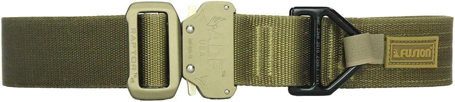 Fusion Tactical Military Police Riggers Belt Generation II Type C Coyote Brown Medium 33-38"/1.75" Wide