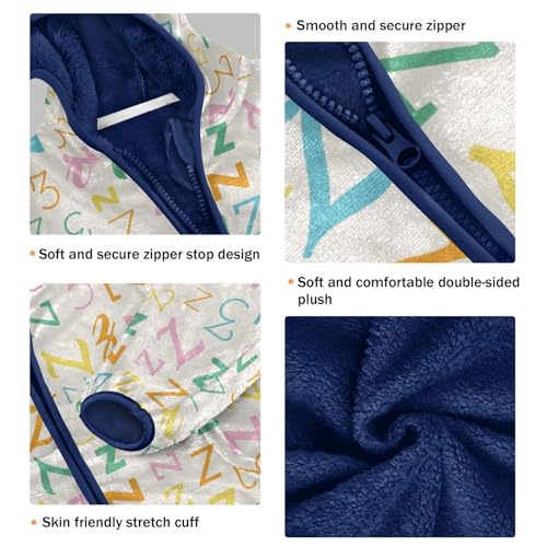 Letter Z Girls Fleece Jacket Girls Fall Jacket Girls Zip Up Hoodie Girls Sherpa Jacket 2-10T3