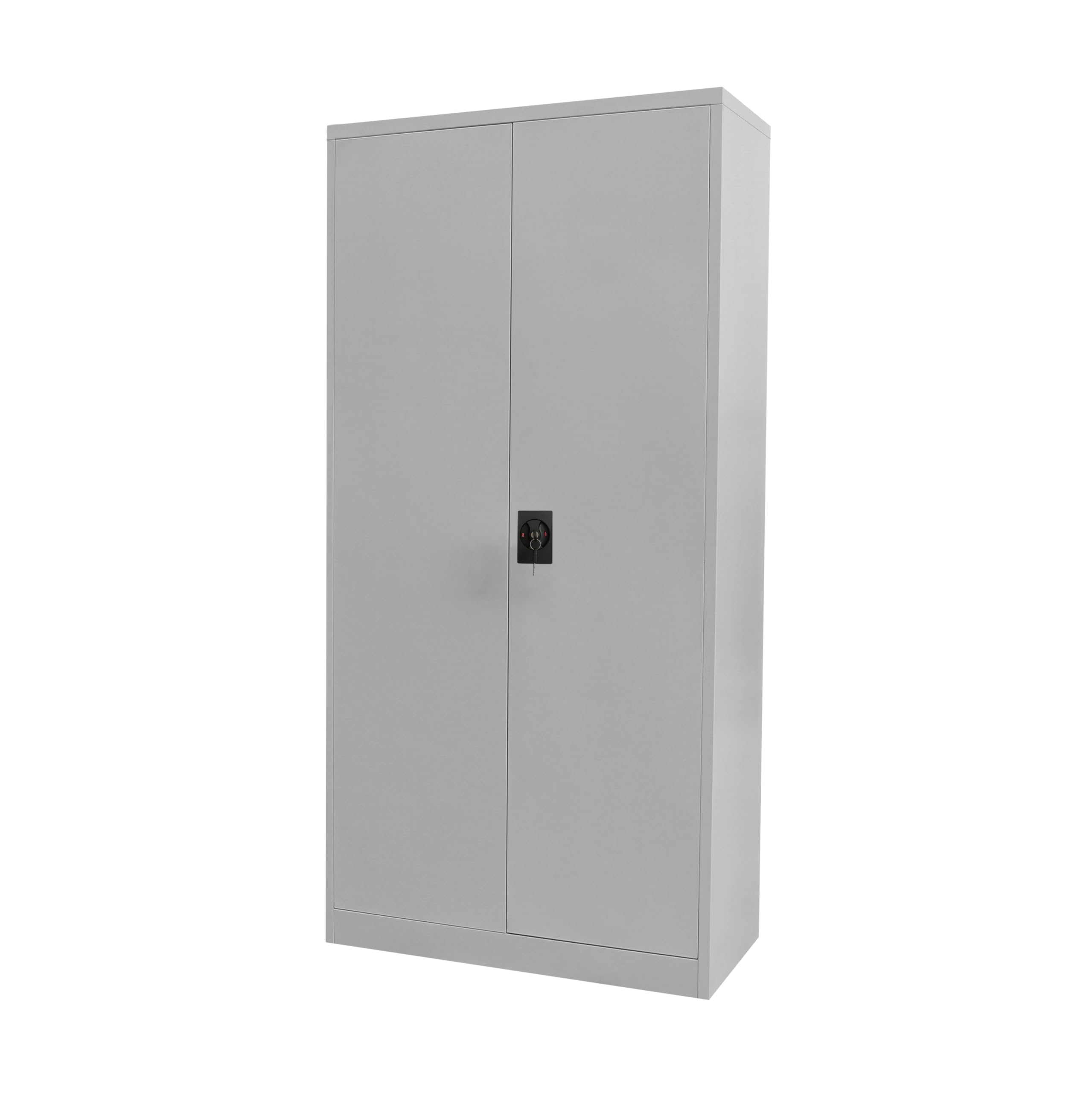 BISLEY Stahlschrank abschließbar – Werkzeugloser Aufbau in Minuten – 185x90x40 cm – Metallschrank 40kg pro Boden – Werkstattschrank/Garagenschrank/Aktenschrank