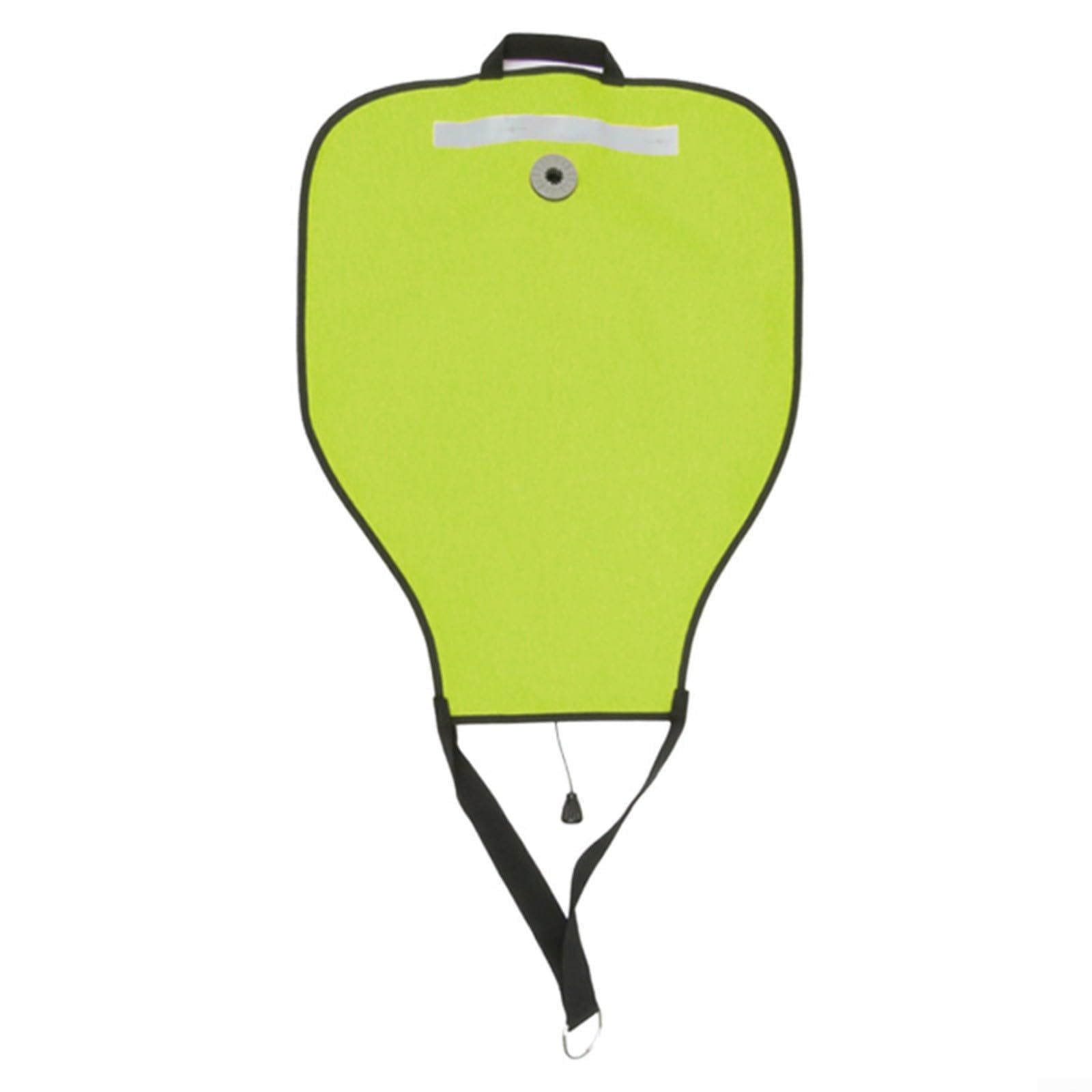 Sacca di sollevamento ad alta visibilità, 22,7 kg, pieghevole, in nylon rosso, con valvola regolabile, borsa di sollevamento per immersioni subacquee (rosso)