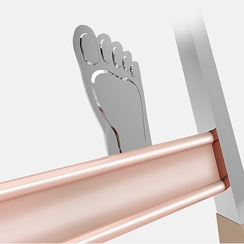 Miniatura 7 de Tendedero de ropa de 3 niveles con ruedas, estante de lavandería de acero inoxidable, secadora portátil plegable para interiores y exteriores, para