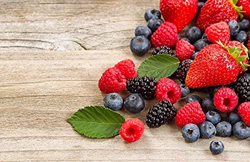 Wegmans Organic Triple Berry Jammin' Fruit Spread Jam-Strawberry, Blueberry & Raspberry- 50% Less Sugar, 16 Oz (2 Pack)