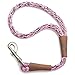 Mendota Pet Traffic Leash - Short Dog Lead - Made in The USA - Pink Camo, 1/2 in x 16 in