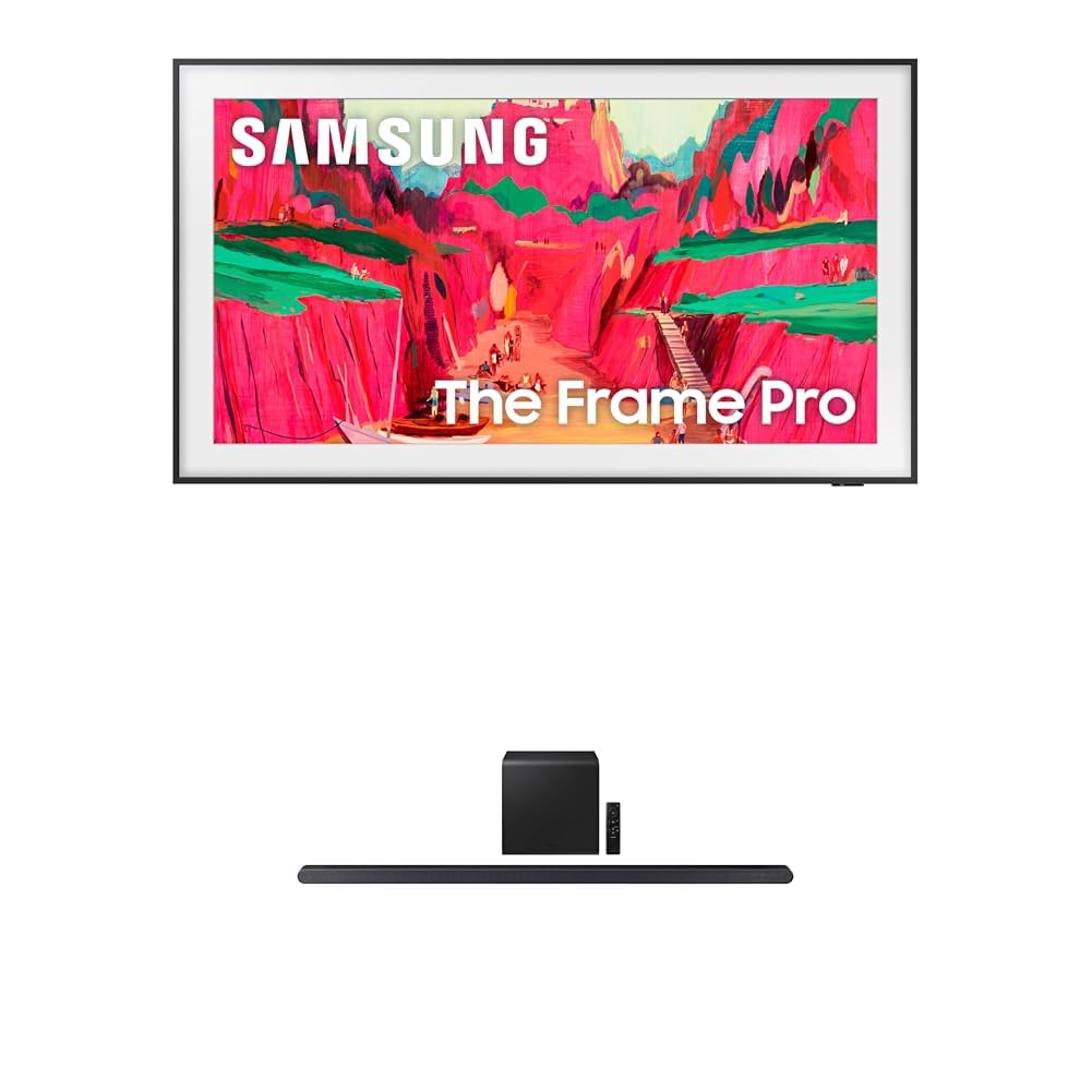 Samsung 75-Inch Class The Frame Pro LS03FW 4K Neo QLED Mini LED Smart TV 2025 Model SAMSUNG S800D