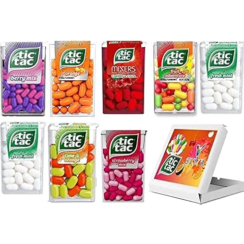 VSTAR 8 Mixed Tic Tac Mint Flavours Box Cover