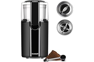 Cuisinart Spice and Nut Electric Grinder with 2 Removable Stainless Steel Bowls