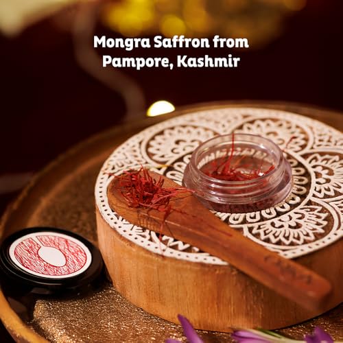 Image of Royal Celebration Gift Box | Luxury Indian Gift Hamper with Kashmiri Pampore Saffron 0.25g, Espresso Till Laddoo 70g & Premium Playing Card Deck | Festive, Diwali & Wedding Gift