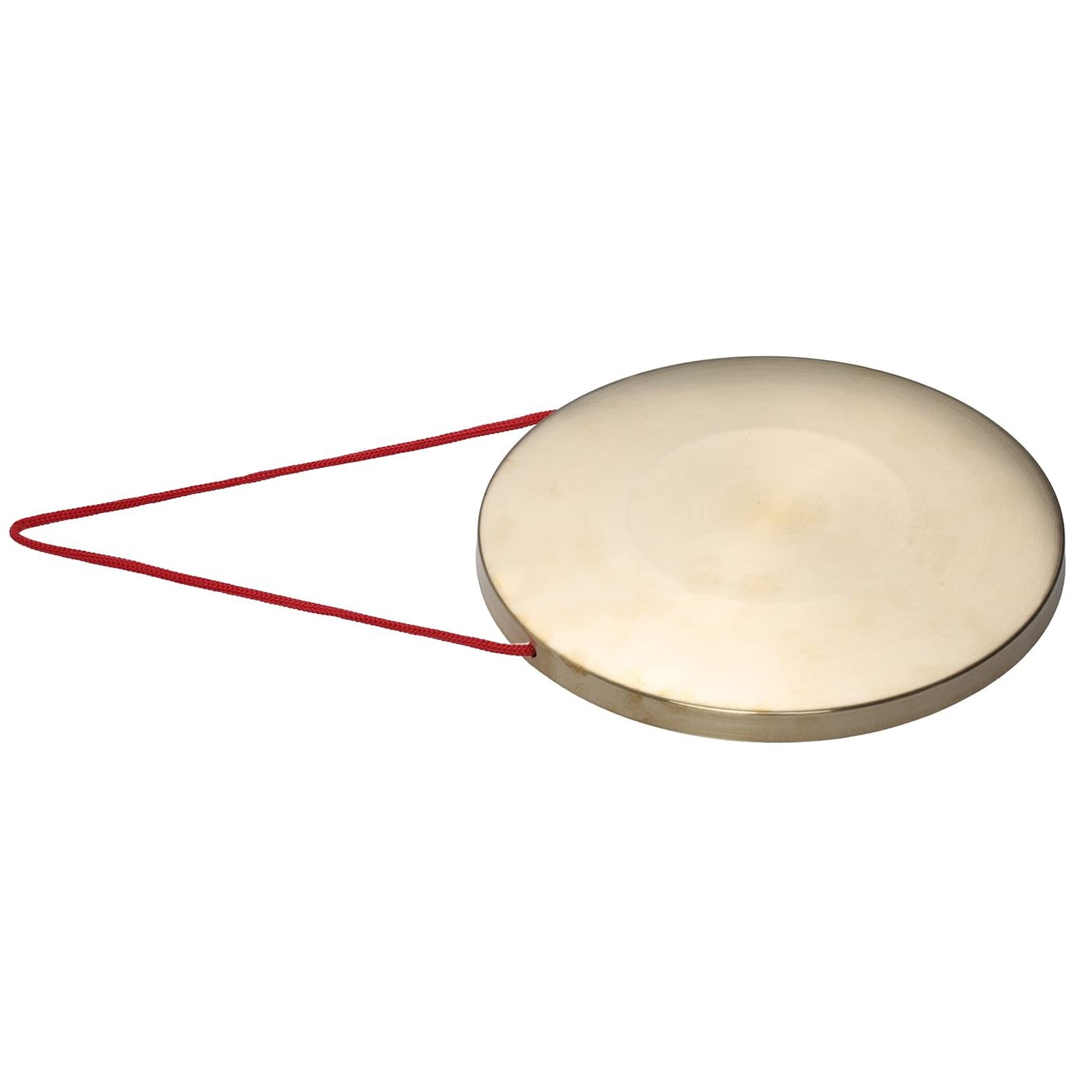 Benkeg 22cm Mano Gong Cymbals Latón Cobre Chapel Opera Instrumentos de Percusión con Round Play Hammer,Instrumento de percusión