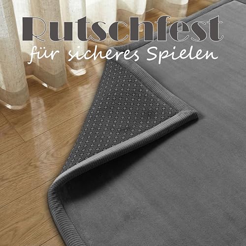 Paco Home Teppich Kinderzimmer Kinderteppich Baby Spielteppich Krabbeldecke Krabbelmatte Weich rutschfest Jungen Mädchen Deko… – Ansicht 6