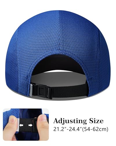 Image of GADIEMKENSD Running Hat Performance Mesh Hat, Excellent Ventilation, Lightweight, Reflective Design, Anti-Glare