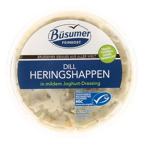 Büsumer Feinkost MSC Dillheringshappen Joghurt, 150 g