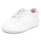 Girls' Sneakers - Lace-Up Tennis Shoes, Casual & Comfortable for Toddlers,Toddler, Little Kids & Big Kids (Platform/Regular)