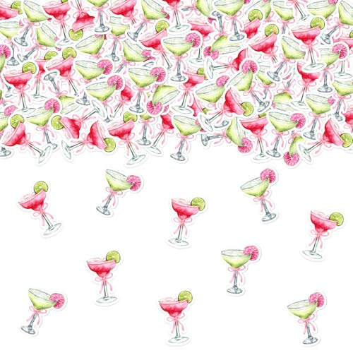 200 piezas de confeti para fiesta de margarita, decoración de mesa de despedida de soltera, decoración de mesa de margarita para mujer, cóctel, cumpleaños, despedida de soltera, boda, compromiso,