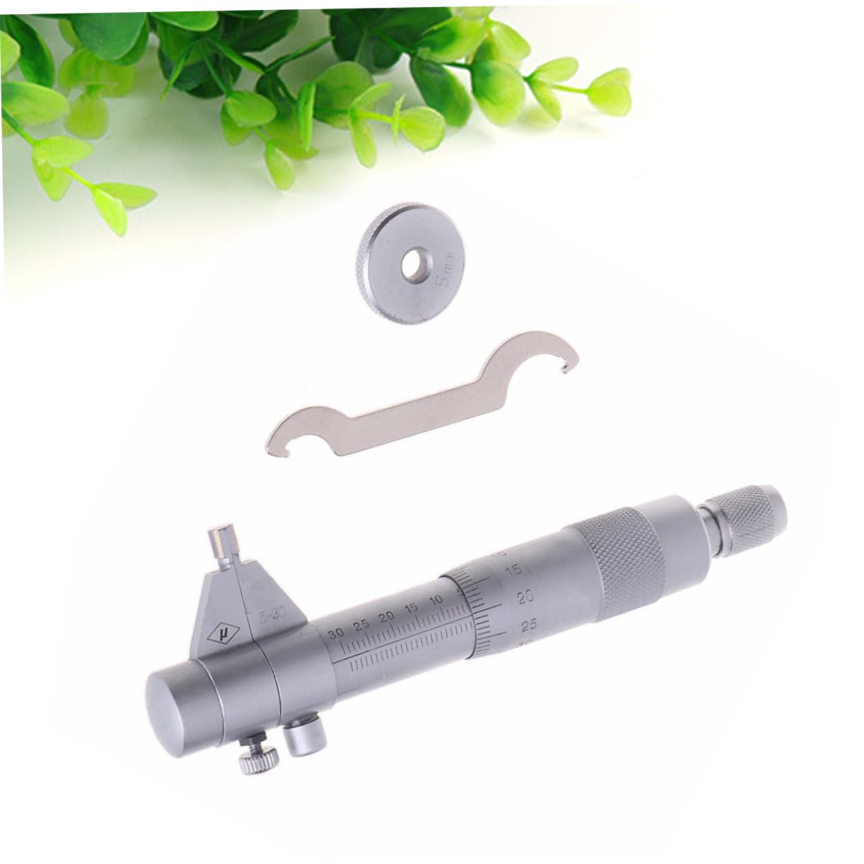 Unomor Screw Micrometer for Internal Diameter Measurement Rustproof Instrument with Scale for Dimensions Range Carbide Tipped Design