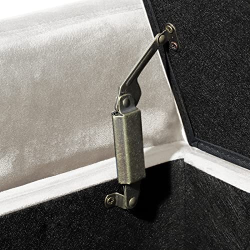 Ouchtek 47" Velvet Ottoman Bench Modern Indoor Bench With Storage End Of Bed Bench With Wooden Legs Cushioned Bench For Bedroom Living Room, Entryway,Beige #TOP5