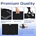 koretech Tap Dance Floor 48'' x 28'', Portable Dance Floor, Professional Tap Board for Tap Dancing, Cushioned Base Large Dance Practice Floor (Black)