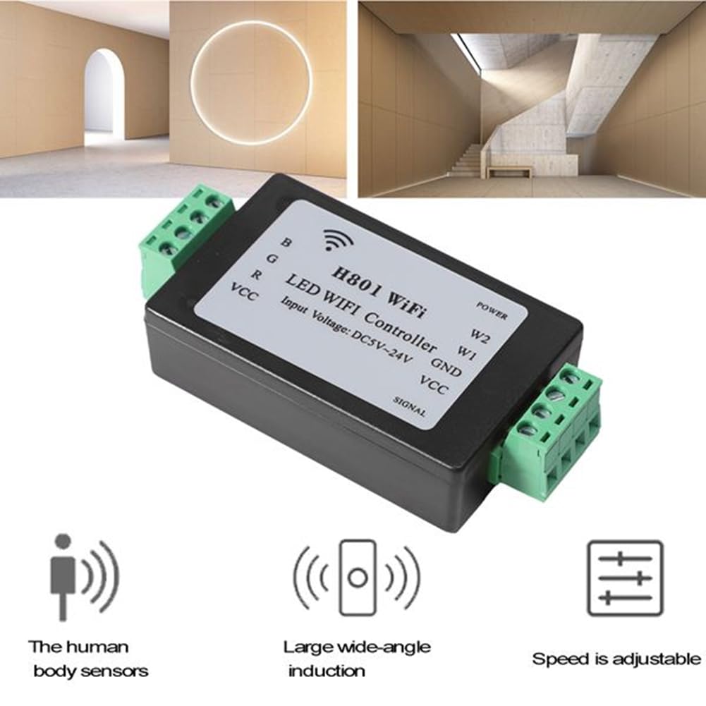 RGBW sterownik LED WiFi H801 RGBW LED kontroler WiFi LED RGB kontroler do kontrolera 5050 RGBW
