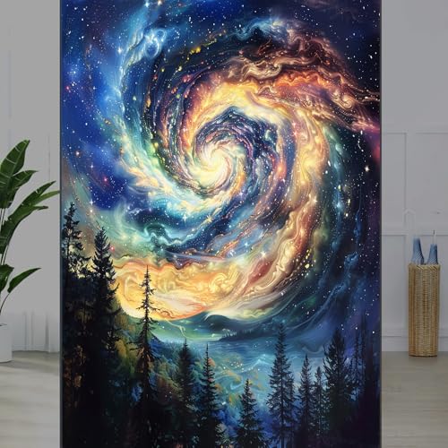 Vinilo adhesivo decorativo Starry Sky Pinewoods 15.7x23.6 pulg miniatura 5