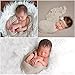 Aniwon 2Pcs Baby Photo Props Long Ripple Wraps DIY Blanket Newborn Wraps Photography Mat for Baby Boys and Girls