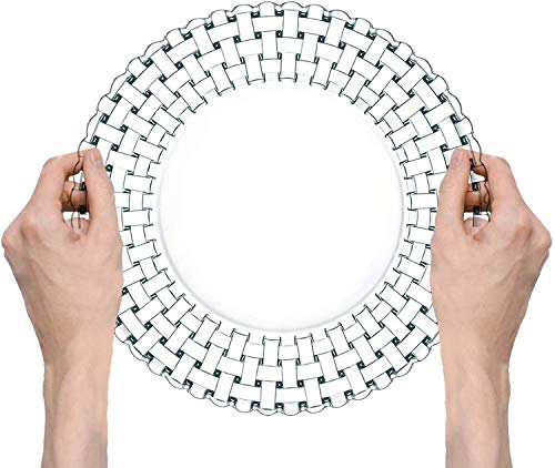 Plato Nachtmann Bossa Nova Cristal 12.6" Diseño Tejido miniatura 4