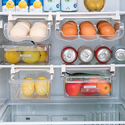 DECDEAL Organizador de gaveta para geladeira Caixa de armazenamento do refrigerador Suporte de armaz