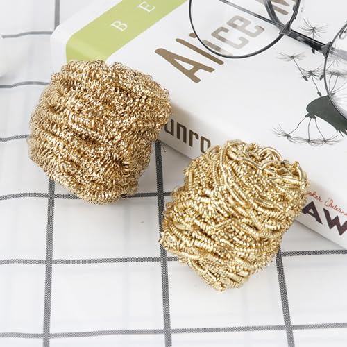 Image of Solder Tip Cleaner Kit - 6pcs Brass Cleaning Sponge - Smokeless, Odourless & Non-Toxic - Soldering Iron Tip Cleaner